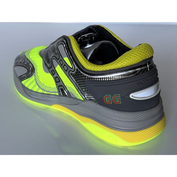 Gucci Ultrapace R Sneakers In Black and Green 6.5 US (Gucci 6) 620337 IT NIB main image 5